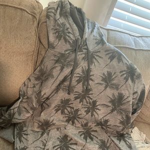 Express all over print palm tree hoodie